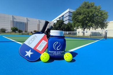Southwest Airlines Headquarters Pickleball Creation from Unused Tennis Courts