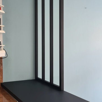 Meuble bas Haut avec verriere