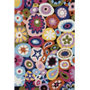 Kids Lil Mo Hipster Area Rug, Multi Color, Round 5'