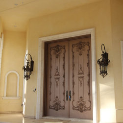 EX-047 Custom Exterior Iron Lights - Products