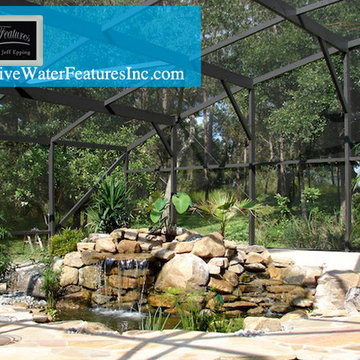 Small pool waterfall