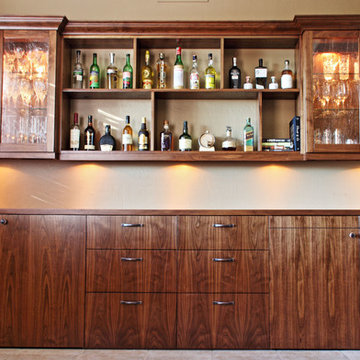 walnut drinks cabinet