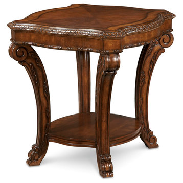 A.R.T. Home Furnishings Old World Rectangular End Table