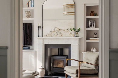 Living room photo in London