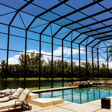 Pool Cage Painting