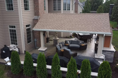 Example of a patio design in Chicago