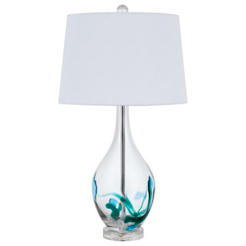 Cal Lighting BO-2996TB Harlan 27" Tall Vase Table Lamp - Clear