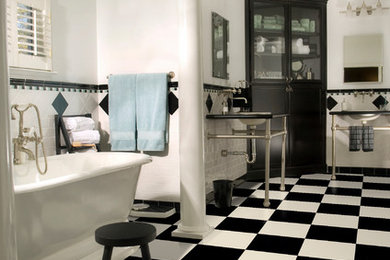 Inspiration for a modern bathroom remodel in Other