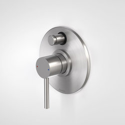 Caroma Titan Stainless Steel Bath/Shower Mixer with Diverter - Bathtub and Shower Tap Sets