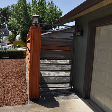 Courtyard Fence & Gate After