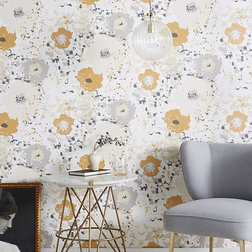 Contemporary Wallpaper by D. Marie Interiors