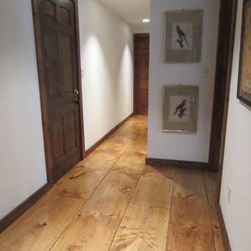 East Hampton Wide Plank Eastern White Pine installation and refinishing