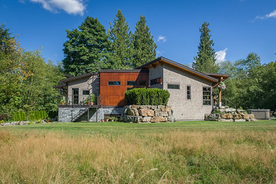 Example of a trendy exterior home design in Vancouver