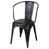 Miller Metal Chair, Black