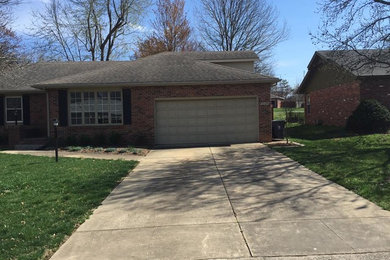 Example of a classic exterior home design in Other