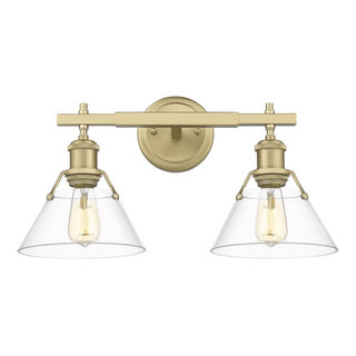 1 Light 8 Inch Bath Light, 18.00 - Industrial - Bathroom Vanity Lighting - by Designer Lighting ...