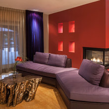 Work with my purple sofa