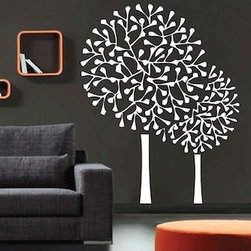 Round Tree Wall Decals - Wall Decals