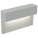 DALS Lighting - DALS Horizontal LED Step Light, Satin Gray - Inspiration will come in abundance once you try our LED accent step lights. Use them outdoors on your deck or on the stairs inside of your home. You will be truly impressed by the effect!