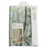Ex-Cell 1ME-040O0-3066-311 PEVA Shower Curtain, White w/Green Bamboo, 70"x72"