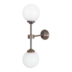 YAOUNDE DOUBLE GLOBE WALL LIGHT - Wall Lights
