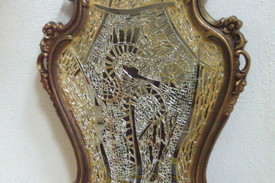 Miroir cadre Louis XVI (87X51 cm)
