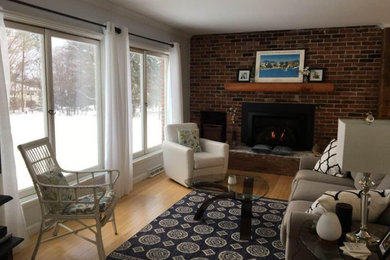 Elegant living room photo in Burlington