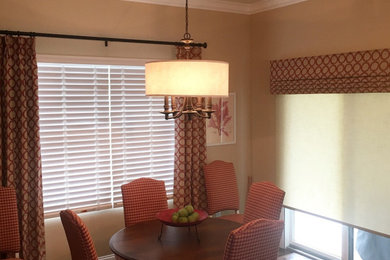 Inspiration for a transitional dining room remodel