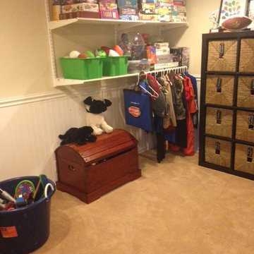 Children's playroom after