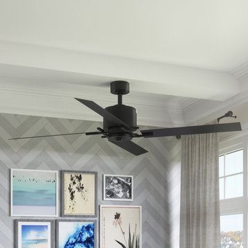Luxury Urban Loft Ceiling Fan, Charcoal, UHP9060, Amelia Collection
