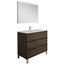 Box 3-Drawer Bathroom Vanity Unit, Britannia Finish, 100 cm