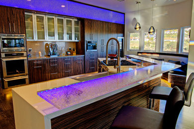 Modern kitchen in Orange County.