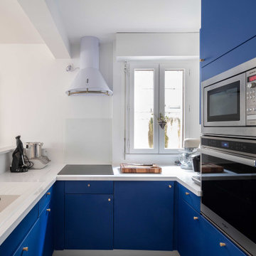 Réaménagement d'espace d'un appartement parisien