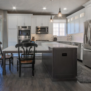 Outdated Kitchen gets a beautiful update!