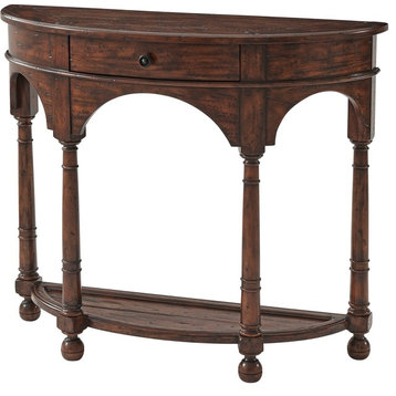 Theodore Alexander Castle Bromwich The Bowfront Country Console Table