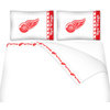 NHL Detroit Redwings Bedding Set Hockey Bed, Full