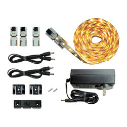 NEW Cut and Connect Series: Super Bright Flexible Strip 3M Kit in Warm White - Undercabinet Lighting