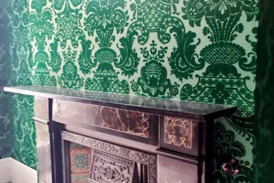 Victorian dining room in London.