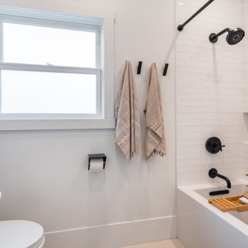 Timeless Charm + Contemporary Chic: Kid's Bathroom Renovation
