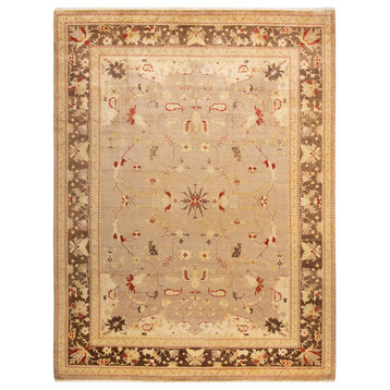 Eclectic, One-of-a-Kind Hand-Knotted Area Rug Beige, 9' 2" x 12' 0"