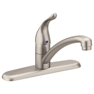 Moen Chateau Spot Resist Stainless One-Handle Kitchen Faucet 7425SRS
