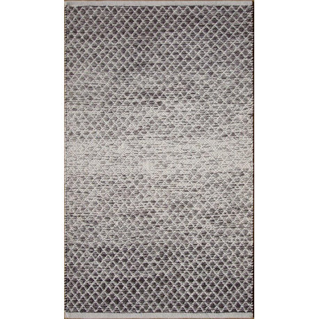 Tanya Area Rug, Black/White, 9'x13'