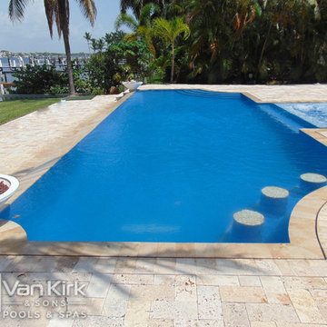 Main Pool with 3 Sunken Stools For the Vanilla Ice Project Season 5 That Van Kir
