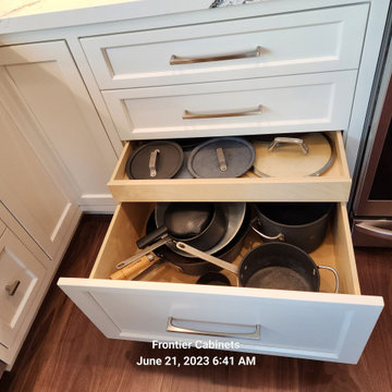 Flush Inset cabinets