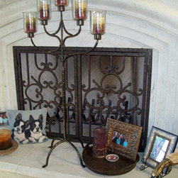 Wrought Iron Fireplace Screens - Products