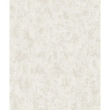 Haliya White Metallic Plaster Wallpaper Sample