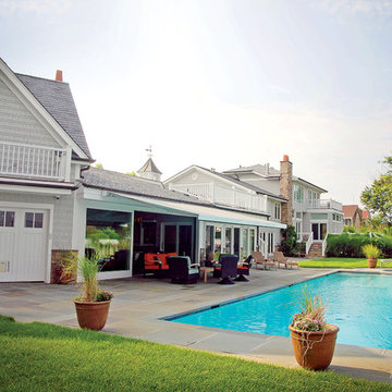 Series K300 extends this home's shaded patio area