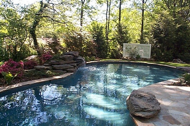 Design ideas for a traditional pool in Baltimore.