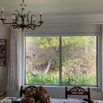 Elegant Dining Room Makeover: Cellular Shades & Sheer Curtains