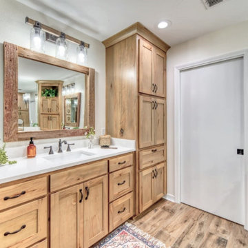 Rustic Master Bathroom Remodel